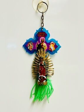 Our Lady of Guadalupe Virgin Mary Virgen De Guadalupe Mexico Keychain